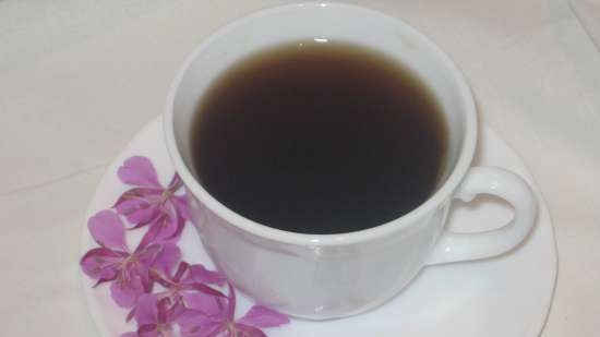 Chleb "Iwan-herbata" z mąki pełnoziarnistej i płynnych drożdży herbacianych