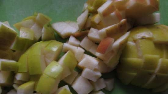 فطيرة الليمون والتفاح (حسب وصفة إيرينا اليجروفا)