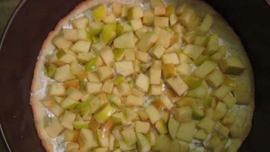 فطيرة الليمون والتفاح (حسب وصفة إيرينا اليجروفا)
