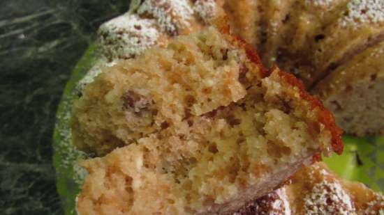 Almás muffin torta édes túrós sajttal (vaj nélkül)