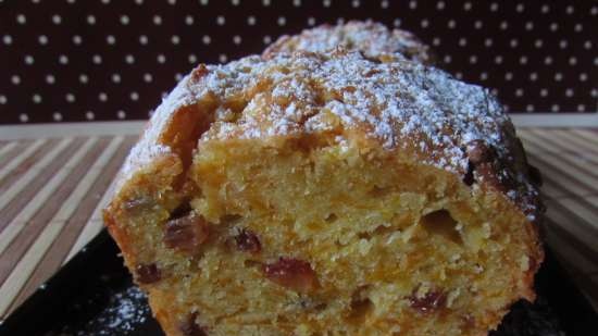 Muffin de calabaza y miel con pasas