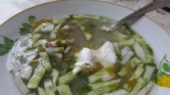 Zuppa fredda di acetosella