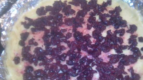Torta Plyatsok con ciliegie e semi di papavero