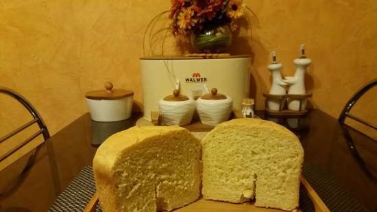 Gyors kenyér kukoricadarával Polenta a Panasonic SD-2500 kenyérsütőben