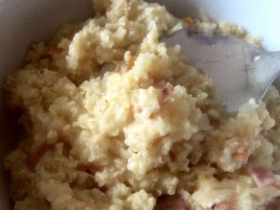 Porridge di miglio con crauti