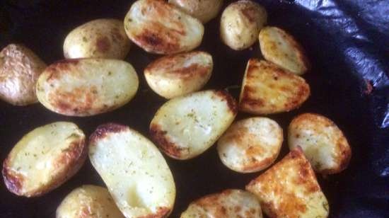 Gebakken jonge aardappelen
