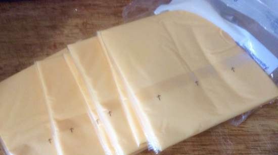 Salsa al formaggio con polpette