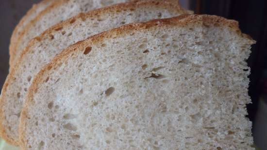 Pan de trigo y centeno para principiantes (en el horno)