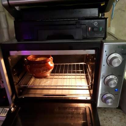 Vleesschotel in een pan (mini-oven Steba KB-23 eco)