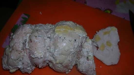 Rotolo di tacchino con formaggio ala sous vide (Steba DD1 ECO)