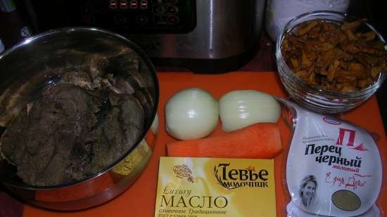Paté de ternera con rebozuelos (batidora múltiple Profi Cook PC-MSM1024)