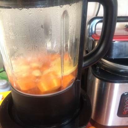 Tortitas de zanahoria y jengibre (Multi-licuadora Profi Cook PC-MSM1024)