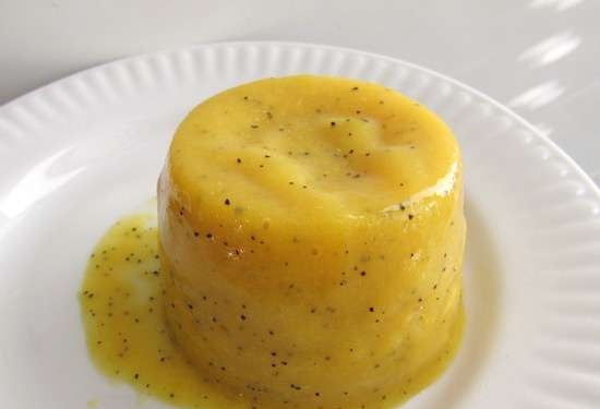 Fagylaltos mangó és passiógyümölcs