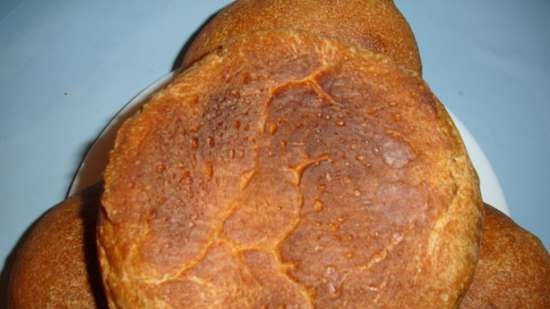 Pšeničné žitné buchty (fritéza Redber AF-4010, pekárna chleba Philips HD 9020)