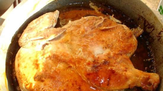Tabaka di pollo (tapaka). Ricetta del taccuino della mamma