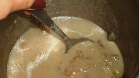 Crema de champiñones en lechera de soja (Midea Mi-5)