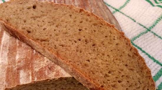 Chleb z mąki drugiego gatunku na zakwasie