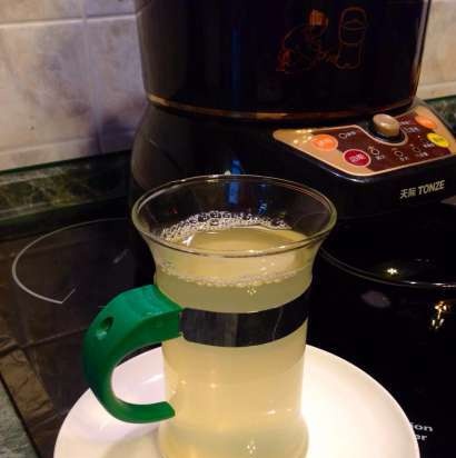 Bebida para calentar limón y jengibre (Tonze BJH-810B Herb Brewer)