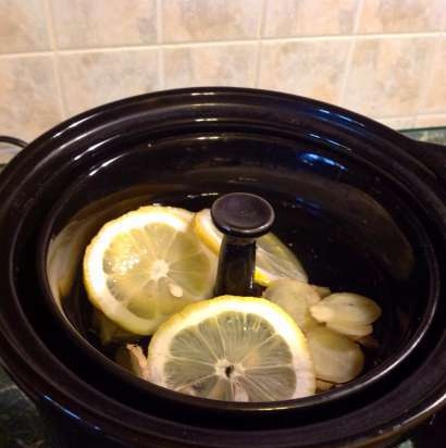 Bebida para calentar limón y jengibre (Tonze BJH-810B Herb Brewer)