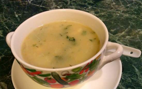 Sopa de espárragos blancos (batidora de sopa estacionaria Moulinex)