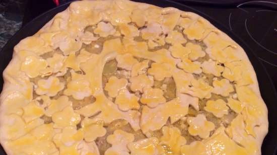 Pastel con col y huevo (Pizzepech Princess y Jamie Oliver HomeCooker Philips HR1050 / 90)