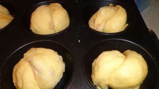 Muffins de pasas para el desayuno