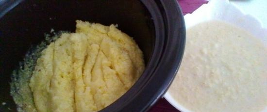 Millet porridge with undiluted milk in a slow cooker KT205