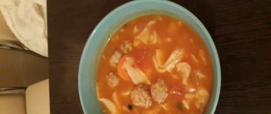 Tomalak Shorba (Meatball Soup)