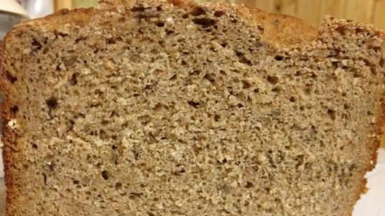 Kovászos kenyér 1 fokozatú lisztből (kenyérsütőben)