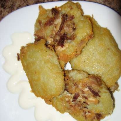 Tortitas de patata (dranniki) con horneado