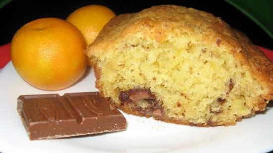 Pomarańczowe ciasto czekoladowe