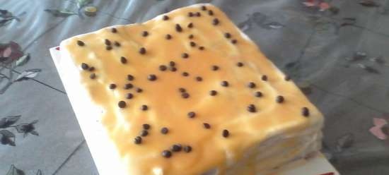 Pastel de caramelo (en una plancha para gofres)