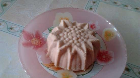 Dessert alla panna acida Burfi (o crema, o strato di torta)