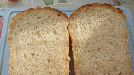 Egyszerű búzás kovászos kukoricaliszt kenyér