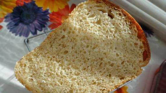 Egyszerű búzás kovászos kukoricaliszt kenyér