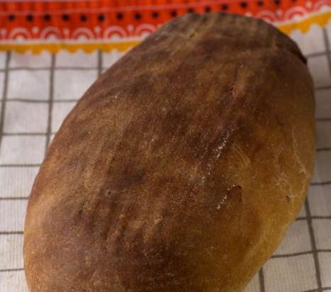 Tök-almás kenyér levendulával (hideg erjesztés)