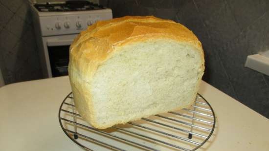 Chleb pszenny na starym cieście (piekarnik)