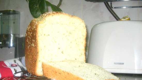 Pane con tè verde (macchina per il pane)