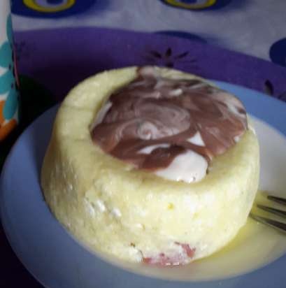 Bounty típusú túrós desszert a mikrohullámú sütőben