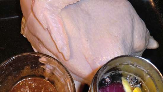 Pollo su una lattina di birra (Bierdosen hahnchen)
