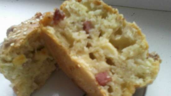 Muffin di avena e formaggio
