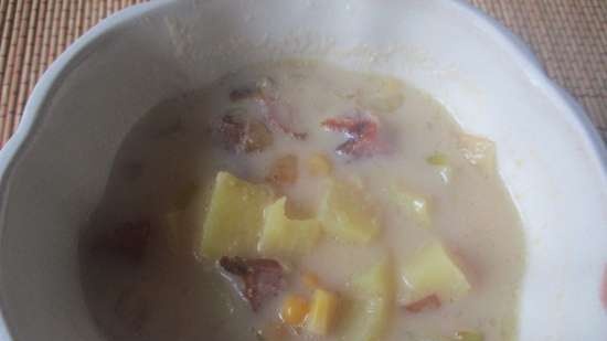 Sopa de maíz con tocino (receta de Gordon Ramsay)