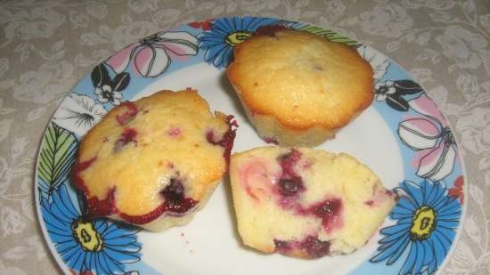 Muffins med solbær (kefir)