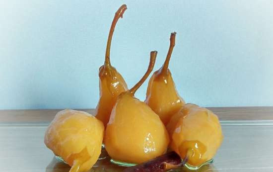Peras dulces "frutas confitadas (frutas glace)"