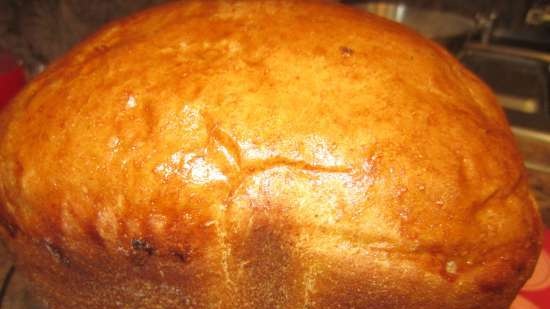 Búza-rozskenyér tökkel kenyérsütőben