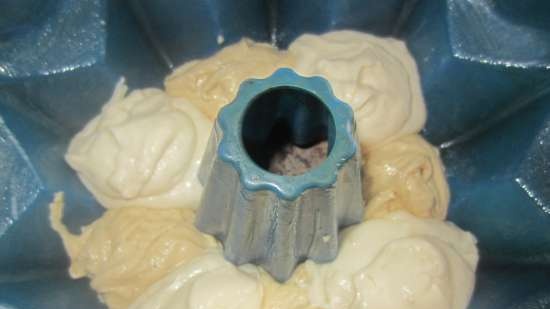 Ciasto marmurowe z cytryną i ciemną melasą (lub jej substytutem)