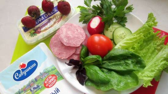 Milleuch warzywny z serem Kromka twarogowa z ziołami prowansalskimi i pieczywem mięsnym - robimy co chcemy!