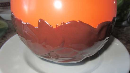 Zupa jagodowa w tabliczce czekoladowej