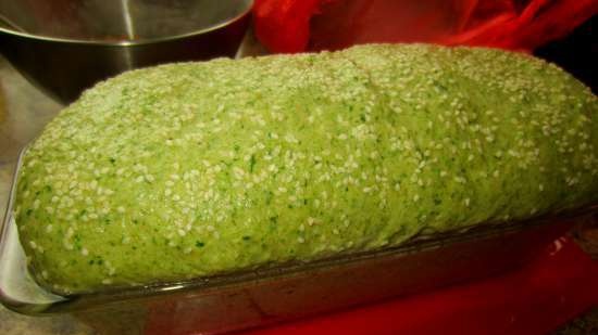 Brød Grønne erter med spinat og ertemel
