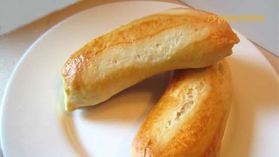 Panini alla banana con ripieno di ricotta secondo la ricetta di Svetlana Metax